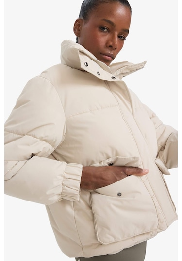 Defacto Su Geçirmez Oversize Fit Çıtçıtlı Şişme Bej Kadın Mont E9266ax/bg779 Bej Defacto Su Geçirmez Oversize Fit Çıtçıtlı Şişme Bej Kadın Mont E9266ax/bg779 Bej