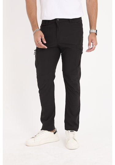 Camp532 Outdoor Tactical Su İticili Likralı Yazlık Erkek Taktik Pantolon Siyah