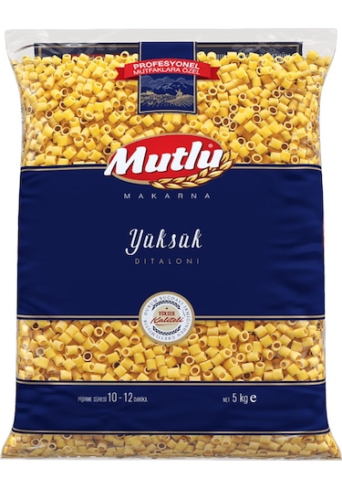 Mutlu Makarna Yüksük 5 KG