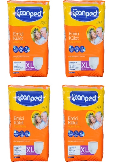 Canped Emici Külot Hasta Bezi XL 4 x 30'lu