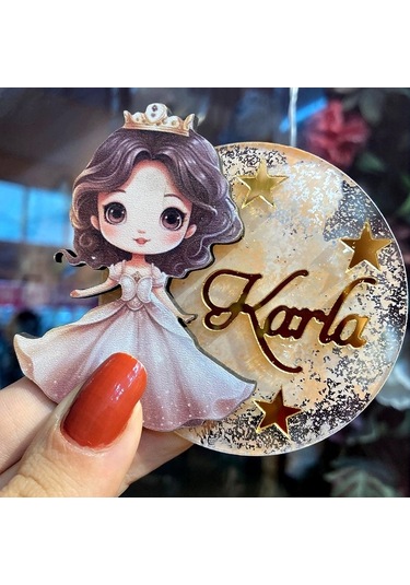 Baskıcı Amca 20 Li Prenses Figürlü Boyamalı Magnet