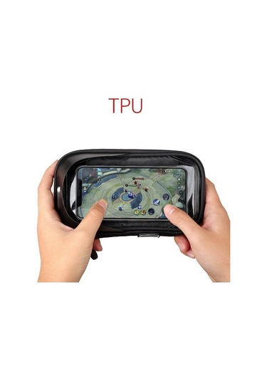 Voguecode Bisiklet Su Geçirmez Cep Telefonu Tutucusu Kırmızı Dikiz Aynası Yok 2m3z4z