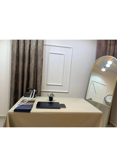 Nivemeshome Keten Trend Masa Örtüsü Bej Apm Çok Renkli