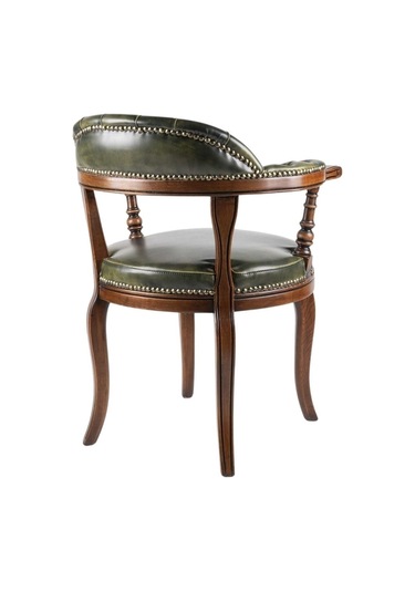 Majesta Classic Ahşap Sandalye Yeşil