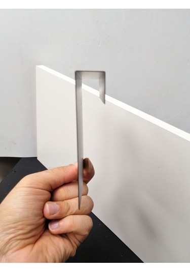 10 Adet Silinebilir Karatahta Siyah Etiket 10 x 10 CM Ahşap Raflar