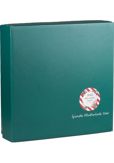 Guruyemiş Box Yılbaşı Mutluluk Kutusu Doğal Kuru Meyve Kuruyemiş Hediyelik Kırmızı