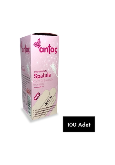 Antaç Spatula Tahta Dil Basacağı 100 Adet
