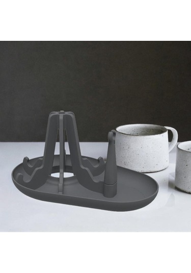 Suntek Kahve Kupa Su Bardak Rafı Taşınabilir Şişe Gri
