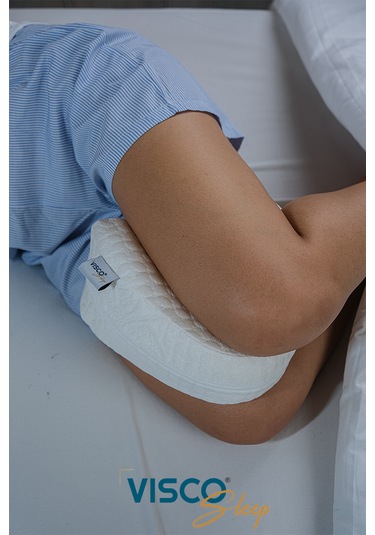 Bacak Arası Visco Yastık V Tipi Viskon Kılıf 25x23x14 Cm