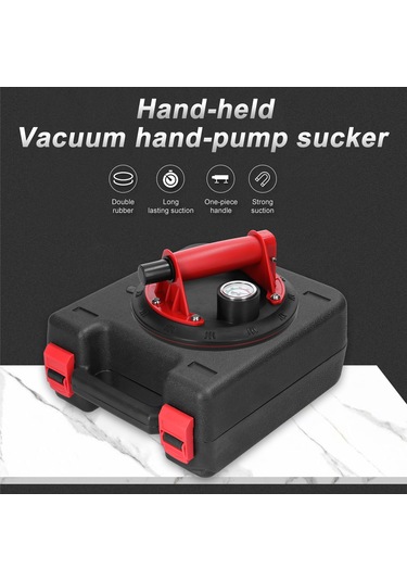 Yifomall 100kg Sıkıcı Vakumlu Emici Disk - Cam, Seramik, Granit Taşıma Ve Sabitleme Aleti - Düz Pürüzsüz Yüzeyler İçin - Tek Katlı Karton Paketli
