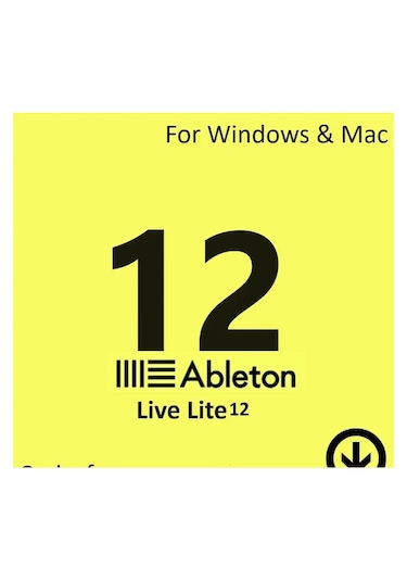Ableton Live Lite 12 - 1 Cihaz Ömür Boyu Abonelik Windows/mac