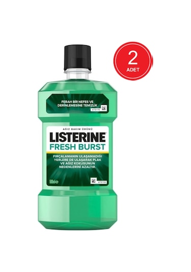 Listerine Fresh Burst Ağız Bakım Suyu 2 x 500 ML