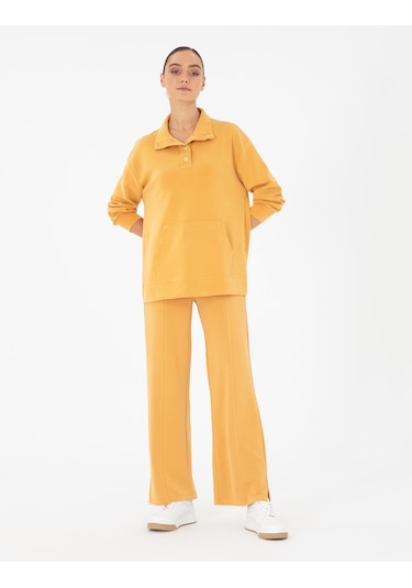 Pierre Cardin Kadın Safran Sweatshirt 50290903-vr043 Safran