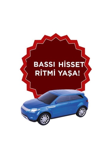 Torima D88 Bluetooth Hoparlör Suv Araba Tasarımlı 16w Fm Usb Selfie Speaker Mavi