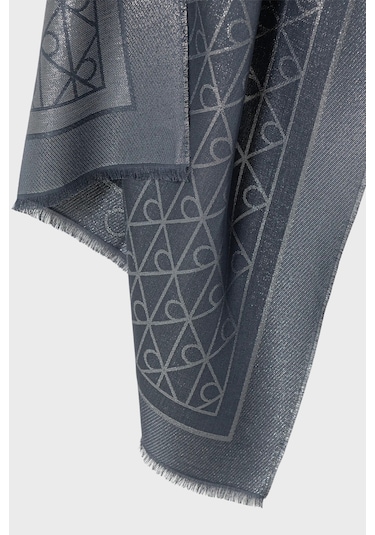 Calvin Klein Bayan Şal Lv04f8062g 11z Lacivert Lacivert