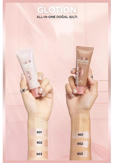 L'Oréal Paris Glotion All-In-One Doğal Işıltı 902 - Light Glow 40 ML