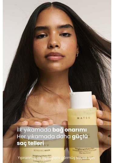 Matsu Bonding 3’lü Set | Bağ Yapılandırıcı Şampuan + Maske + Serum