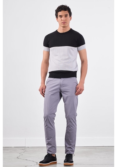 Dufy O Yaka Triko Tshirt SIYAH