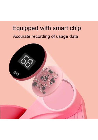 Pelvik Taban Eğitmeni Ayarlanabilir Kaymaz 360 Derece Dönebilen Uyluk Eğitmeni İç Bacak Kas Çalıştırıcı Fitness Ekipmanları Pembe