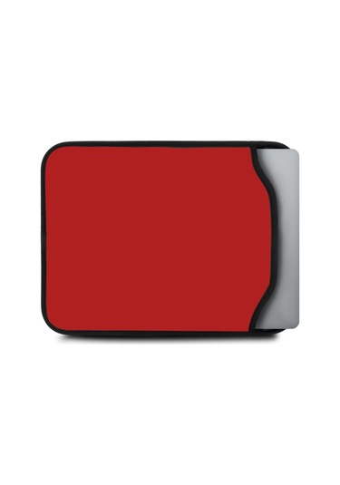 Macbook Pro 16" A2141 Neopren Koruma Kılıfı Kese Kırmızı