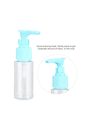 Yaleker 40ml Plastik Basınçlı Boş Flakon - Seyahat & Ev Kullanıma Uygun - Sabun, Şampuan, Tonik Depolama Diğer