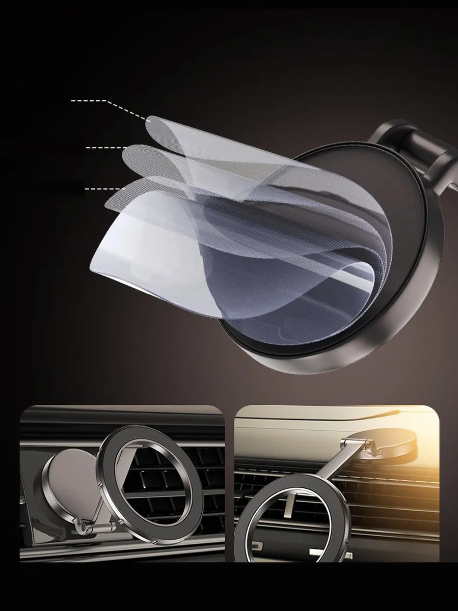 Alevale Araba İçin Magsafe Manyetik Telefon Tutucu 396267937 Siyah