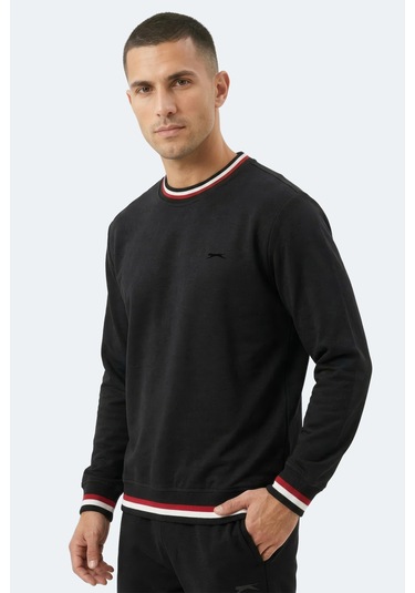 Slazenger Keystone I Erkek Siyah Sweatshırt