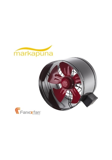 Fanex DRPKT 200 Aksiyel 850 m³/h 20 CM Kanal Tipi Fan