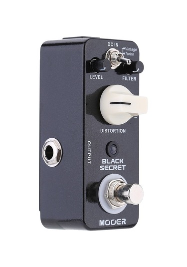 Mooer Black Secret Mikro Mini Distorsiyon Elektro Gitar Siyah