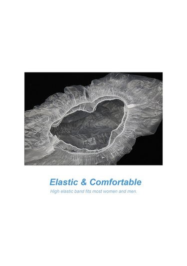 Ulzyvf 100 Adet 50 Çift Su Geçirmez Ayakkabı Kılıfı - İnşaat, Ofis, Ev İçin Hijyenik Koruma Mavi Mavi