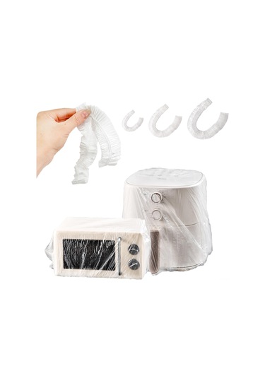 Skycity Mutfak Aletleri İçin 3 Boyutlu Şeffaf Toz Koruyucu Örtüleri - Esnek Kenarli, Yağ Ve Toz Engeli, Fırın/pres Mantiği/toaster Uyumlu Şeffaf