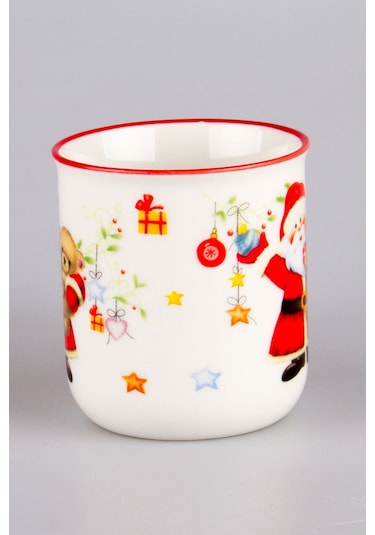 Collection Yılbaşı Kupası Kırmızı Noel Baba Figürlü
