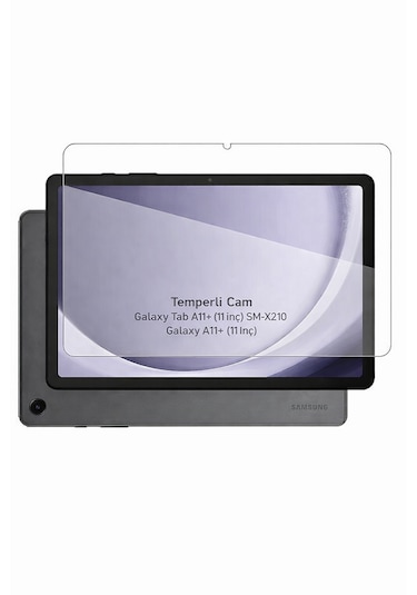 Samsung Uyumlu Galaxy Tab A9+ / A11+ Temperli Cam Ekran Koruyucu A9 Plus A11 Plus 11 Inç