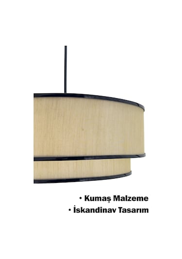 Krem Rustic Sarkıt Avize Krem