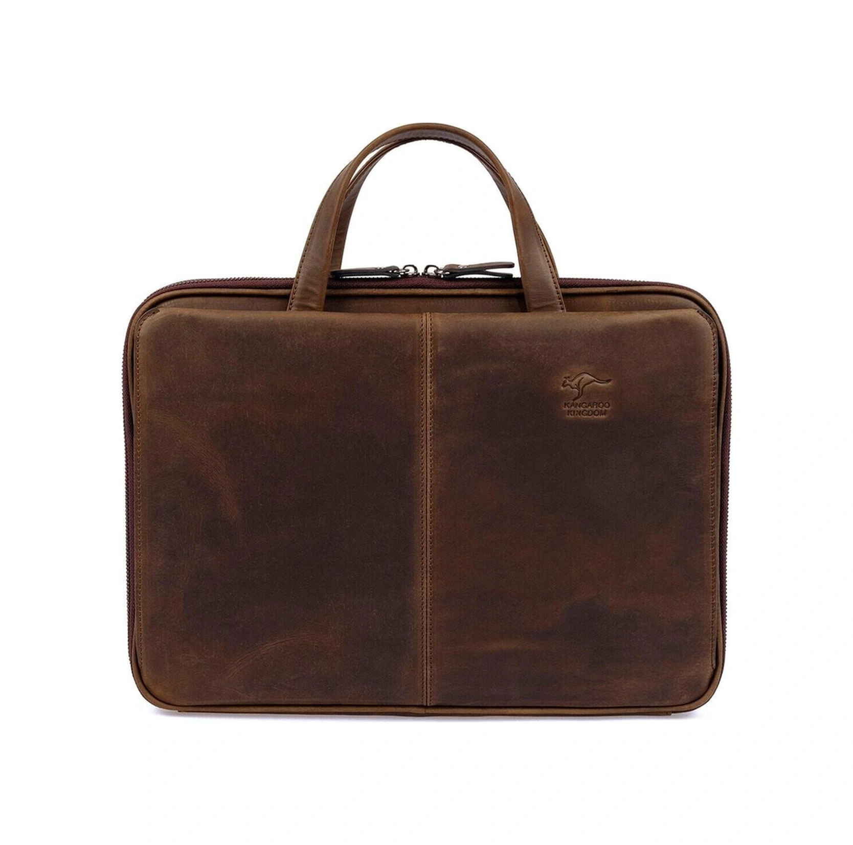 Erkek Laptop & Evrak Çantası Hakiki Dana Deri Crazy Horse Koyu Camel 9091-zkc-116980 Siyah