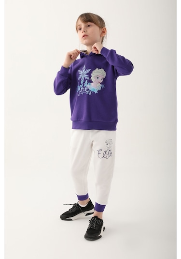 Frozen D4827-3 Çocuk  Mor Eşofman Takımı