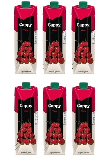 Cappy Vişneli İçecek 1 Lt X 6 Adet