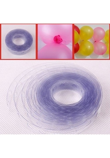 Balon Zinciri 5 Mt Şeffaf