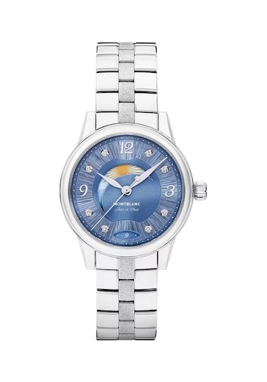 Montblanc Boheme Day & Night 30 Mm Otomatik Saat 134342 Mavi