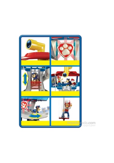 Spin Master Paw Patrol Kumanda Merkezi Renkli