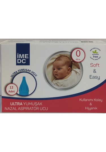 İme Dc Nazal Aspiratör Ultra Yumuşak Uçlu Yedek 12 Adet 5055