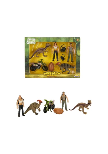 Sunman Crazoo Dinozor Figürlü Oyun Seti