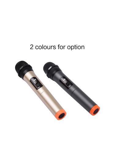 Taşınabilir Mini Alıcı 6.35mm Fiş Uyumlu El Kablosuz Mikrofon Uhf Dinamik Mikrofon