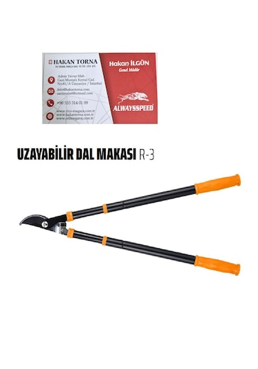 Rico Uzatmalı Bağ Bahçe Dal Budama Makası R-3