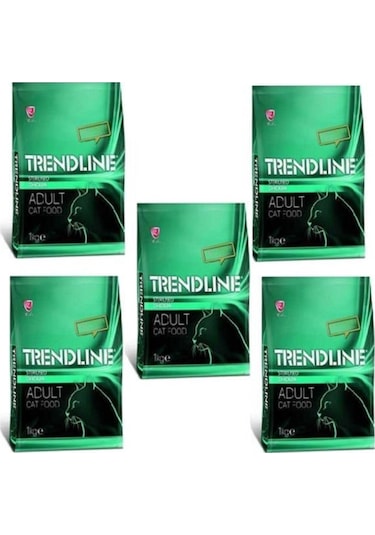 Trendline Sterilised Tavuklu Kisir Kedi Maması 5 x 1 KG