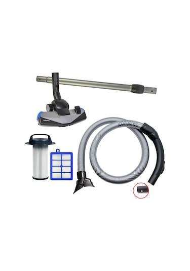 Philips Uyumlu Fc 9215 Marathon Güçlü Hortum Başlık Boru Hepa Filtre Set