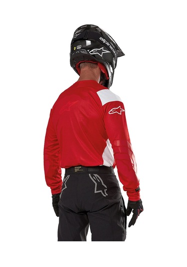 Alpinestars Techdura Off-road Enduro Motosiklet Jerseyi Kırmızı