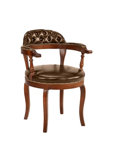 Majesta Classic Ahşap Sandalye Ceviz - Kahverengi