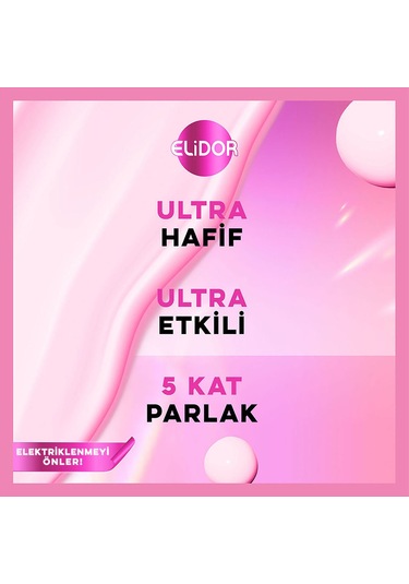 Elidor Saç Kurtarıcı Sprey Ultra Işıltı Yoğun Parlaklık 200 Ml X2