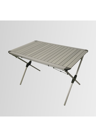 Nurgaz NG-AKMXXL Campout Portable Alüminyum Kamp Masası - Büyük XXL - Gri